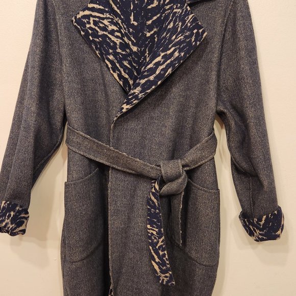 MAXMARA WEEKEND reversible cashmere coat - Picture 2 of 3